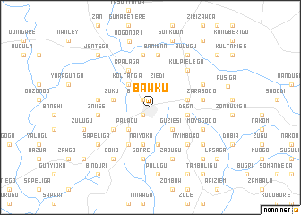 map of Bawku