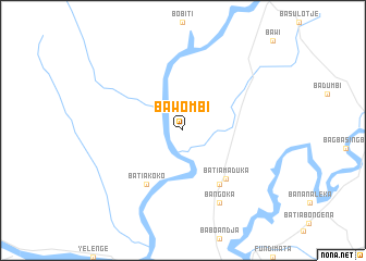 map of Bawombi
