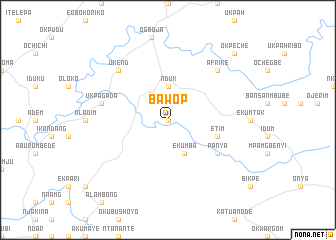 map of Bawop