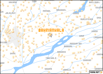 map of Bawriānwāla