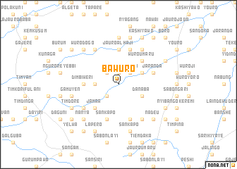 map of Bawuro