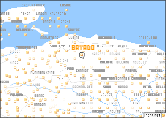 map of Bayado