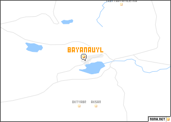 map of Bayanaūyl