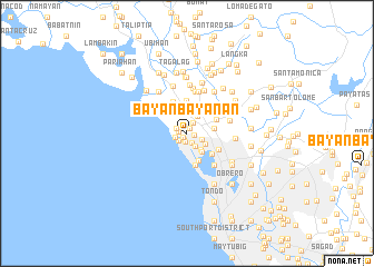 map of Bayanbayanan