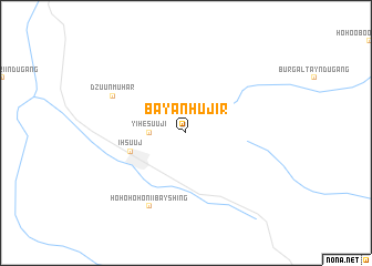 map of Bayan Hujir