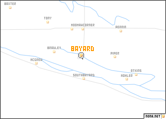 map of Bayard