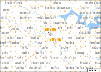 map of Bayas