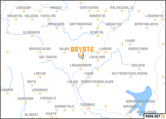 map of Bayate