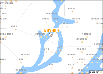 map of Bayawa