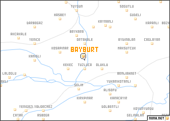 map of Bayburt