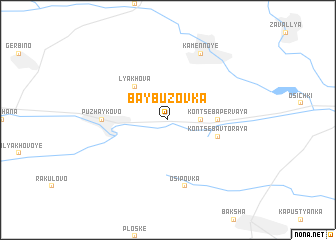 map of Baybuzovka