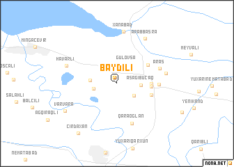 map of Bǝydili