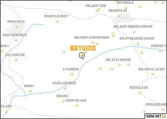 map of Baydino