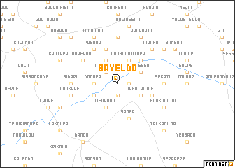 map of Bayeldo