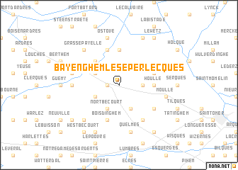 map of Bayenghem-lès-Éperlecques