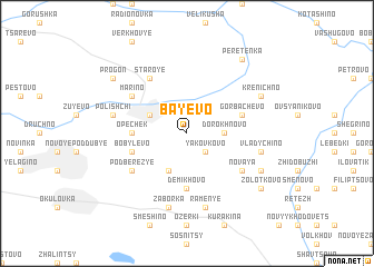 map of Bayevo