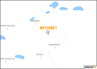 map of Bäyimbet