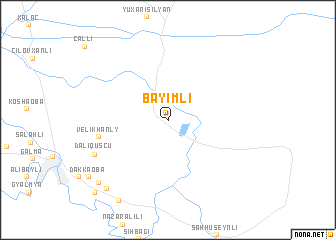 map of Bǝyimli