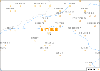 map of Bayındır