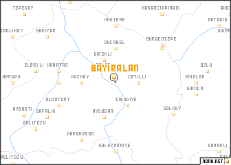 map of Bayıralan