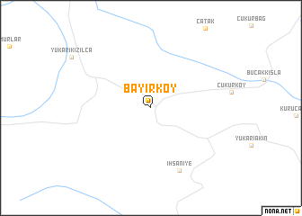 map of Bayırköy