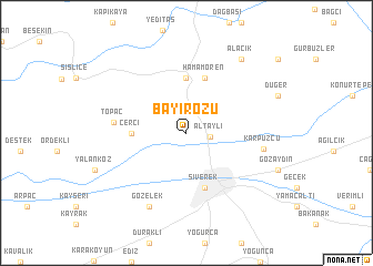 map of Bayırözü