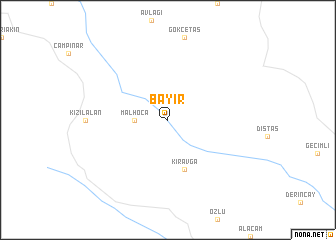 map of Bayır