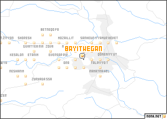 map of Bayit Wegan