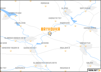 map of Baykovka