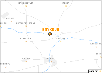 map of Baykovo