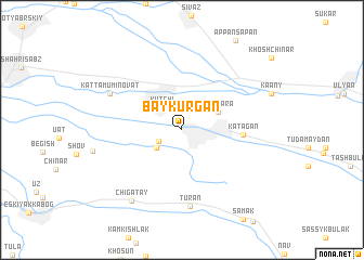map of Bay-Kurgan