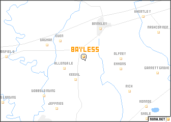 map of Bayless