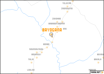 map of Bayo Gana