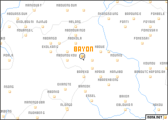 map of Bayon