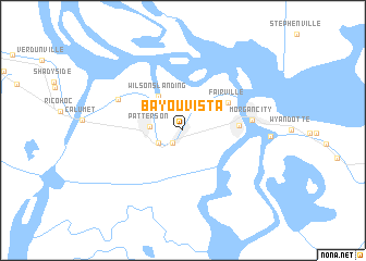 map of Bayou Vista