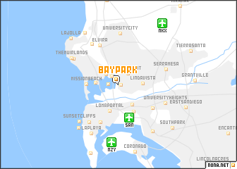 map of Bay Park