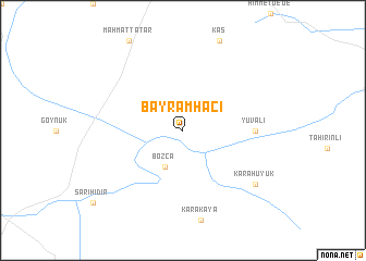 map of Bayramhacı