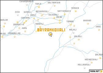 map of Bayramkoxalı