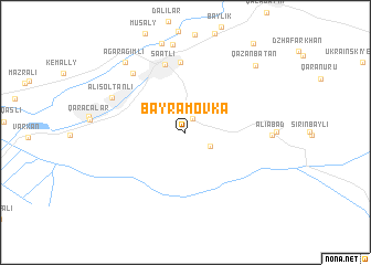 map of Bayramovka