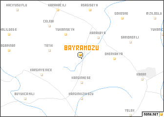 map of Bayramözü