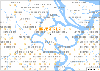 map of Bayrātalā