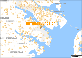 map of Bay Ridge Junction