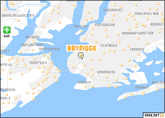 map of Bay Ridge