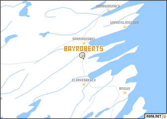 map of Bay Roberts