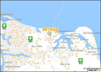 map of Bayside