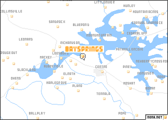 map of Bay Springs