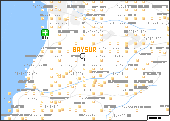 map of Bayşūr