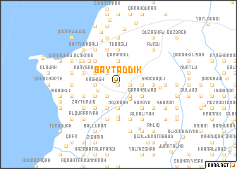 map of Bayt ad Dīk