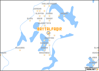 map of Bayt al Faqīr