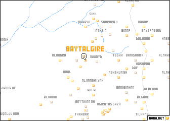 map of Bayt al Gire